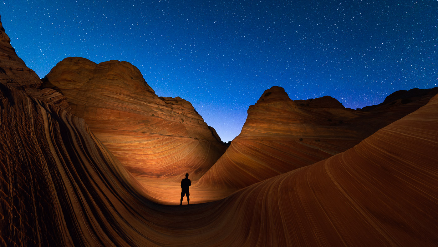 Stars at Night over the Wave, North Coyote Buttes, Arizona